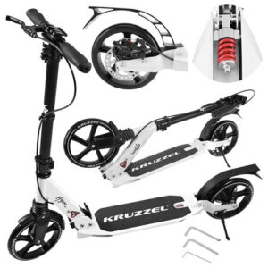 Løbehjul, 20 cm hjul Sammenklappelig med støddæmper og skivebremse